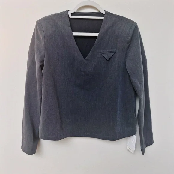 Commense NWT Gray Top - Picture 1 of 9